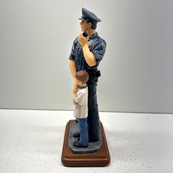 Rare Vintage 2000 Vanmark Blue Hats of Bravery “Hero” #1/1730 Collector Plate - Picture 4 of 7